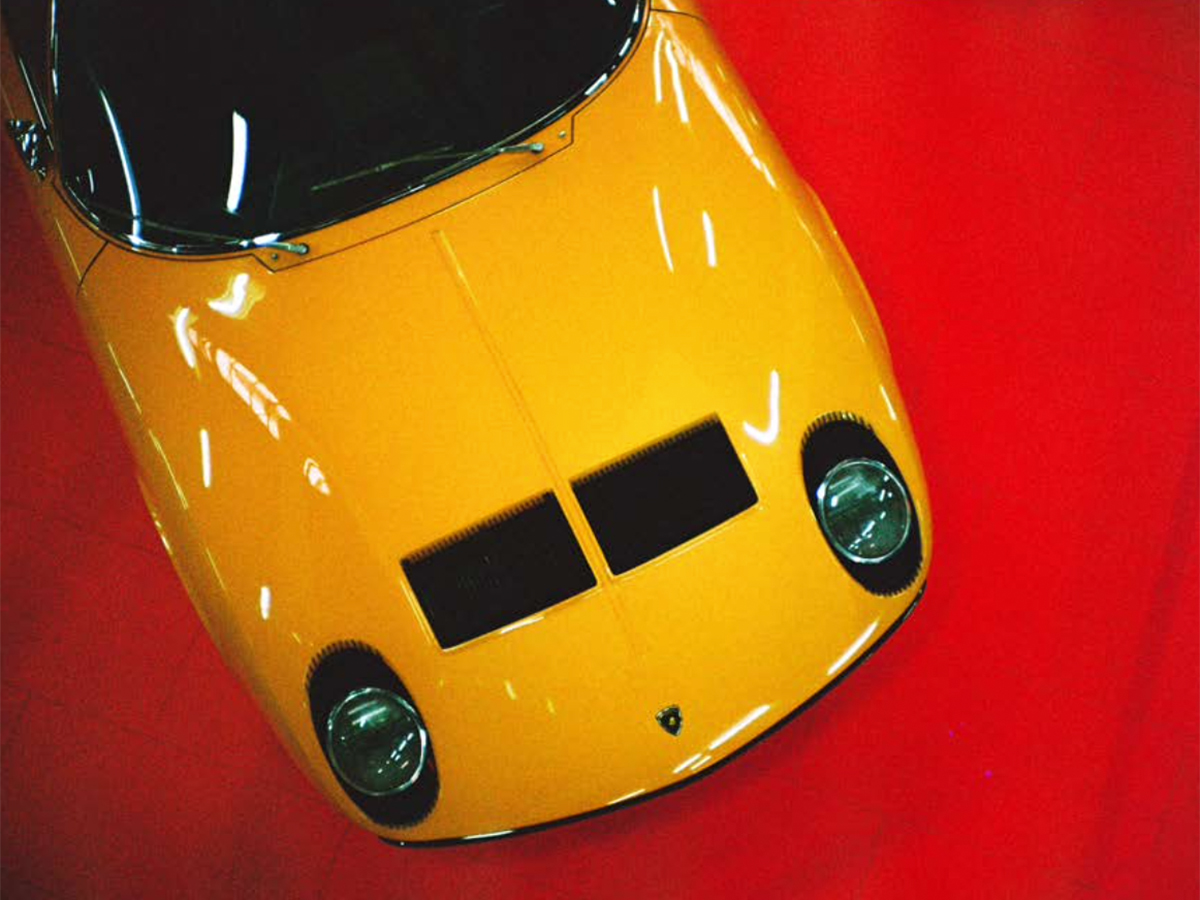 Lamborghini Miura als Beispiel für Fotografie